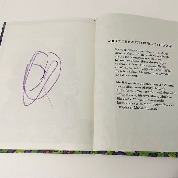 Pickle Things Book by Marc Brown - Picture 14 of 16